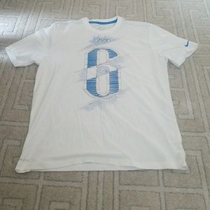 WHITE DRI FIT T SHIRT